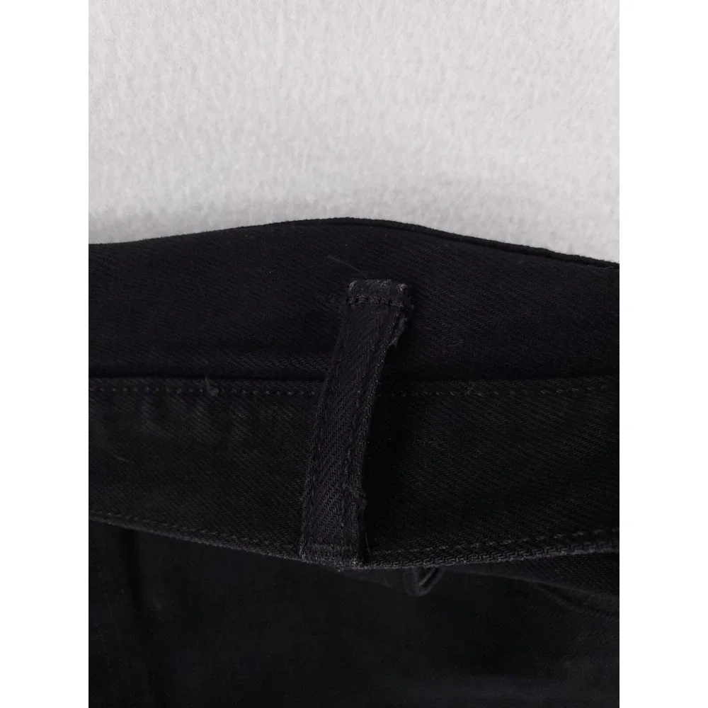 Levis 501 Jeans Mens 44x32 Black Original‎ Straight Button Fly Heavy Denim Pants
